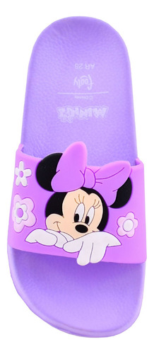 Ojota Playera Disney Minnie Mouse Flat Niñas Footy