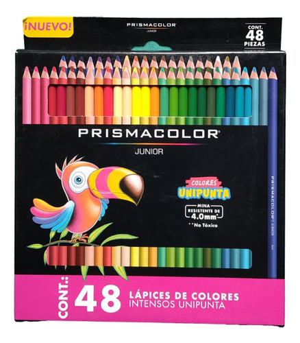 48 Lapices C/ 48 Colores Marca Prismacolor Junior Mina 4.0mm