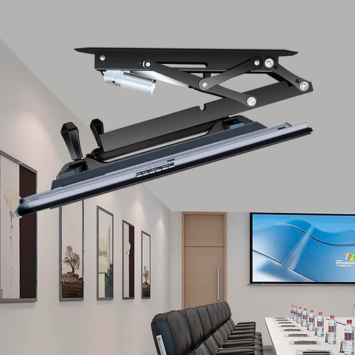 Soporte Tv Techo Motorizado Brazo Hidráulico 32-75 Control R