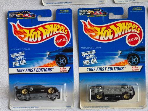 14 Hot Wheels First Edition 1997 Completa + 2 Variantes Azul