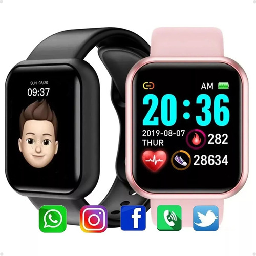 Relógio Smartwatch Android Ios Inteligente D20 Bluetooth Fba
