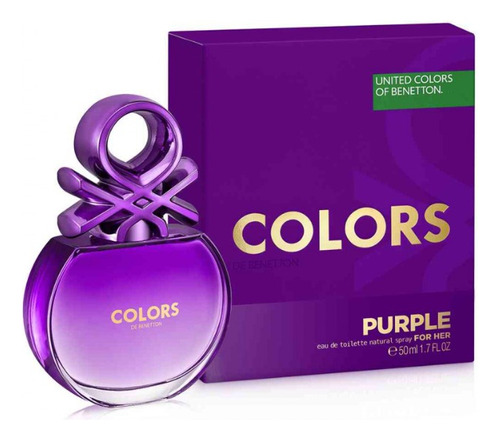Benetton Colors Purple Woman Edt 50 Ml