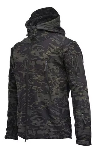 Chaqueta Sharkskin Soft Shell Rushing Para Hombre, Acolchada