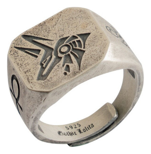 Anillo Con Gráfico Anubis Del Ojo De La Muerte Horus Del Dio