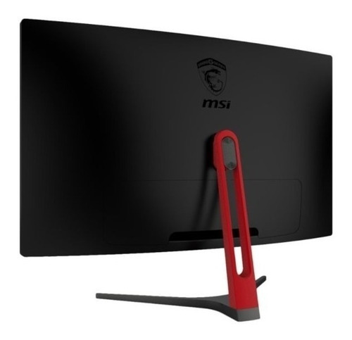 Imagen 4 de 5 de Monitor gamer curvo MSI Optix G24C led 23.6" negro y rojo 100V/240V