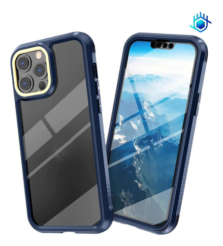 Imagen 4 de 10 de Funda 360 Fuerte Para iPhone+mica Uso Rudo Cobertura Complet