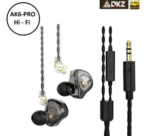 Audifonos In Ears Qkz Monitor Manos Libres