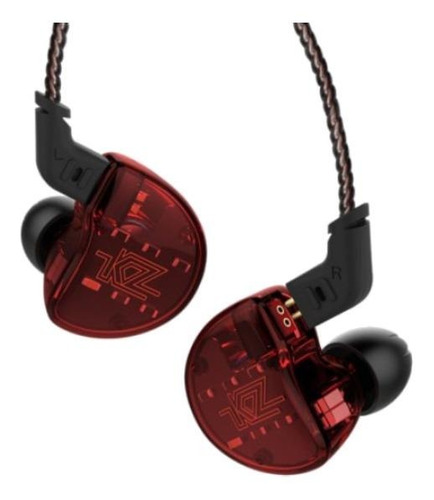 Audífonos in-ear gamer KZ ZS10 red