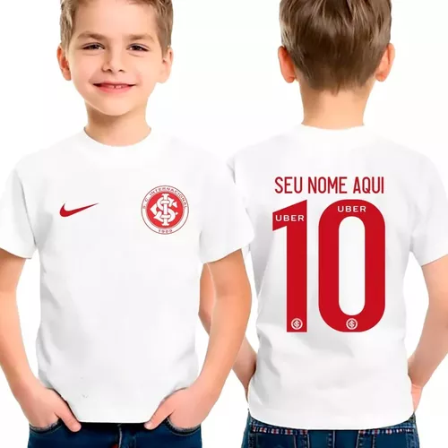 CAMISETA INTERNACIONAL PERSONALIZADA COM SEU NOME E NÚMERO