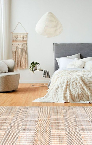 Alfombra De Jute Para Living Heri Hw Nred Bk 230x330