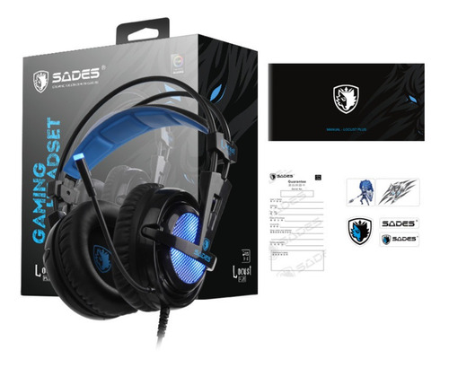 Diadema Gamer Con Sonido 7.1 Real Y Conexion Usb Ref Locust 