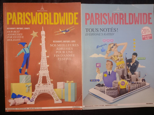 Pack 2 Ejemplares Revista Parisworldwide
