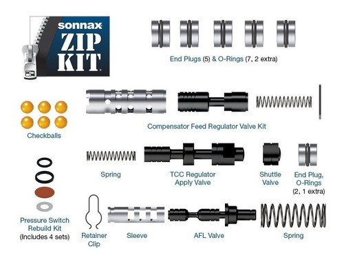 6t40 6t45 6t50-gen1-zip Zip Kit® De Sonnax
