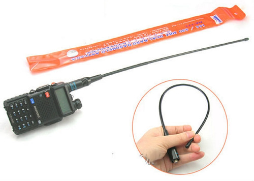 Antena Para Handy O Walkie Talkie Uhf Y Vhf, 38 Cm De Largo