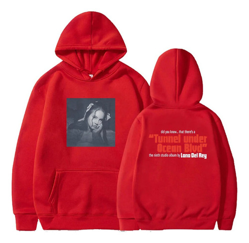 2024 Sudadera Con Capucha De Manga Larga De Lana Del Rey Mer