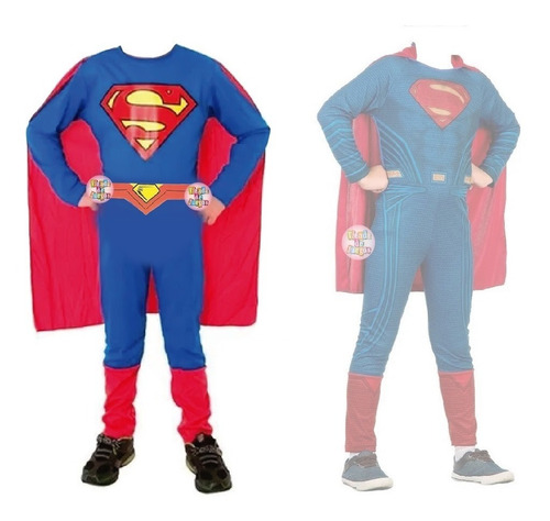 Superman Disfraz Superheroe Niños Calidad Original C