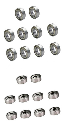 20pcs 623zz + 624zz Radial Ball Bearings Impresora 3d