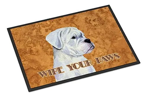 comprar Caroline's Treasures White Boxer Wipe Your Paws Indoor Or Ou