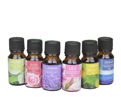Imagen 1 de 4 de Fragancias Naturales Para Difusor Aceites Esenciales Kit 8pz