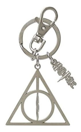 Harry Potter Mortalmente Hallows Pewter Llave Anillo, 6uhwv