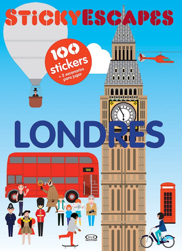 Stickyescapes - Londres - 100 Stickers + 2 Escenarios Para J