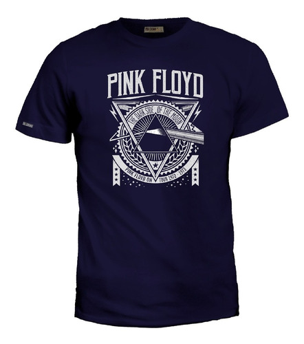  Camiseta Pink Floyd Rock Metal Logo Eco