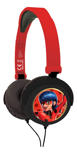 Lexibook, Miraculous Ladybug Tikki, Auriculares Estéreo, V.