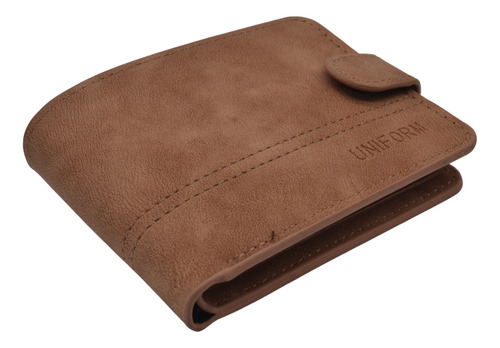 Billetera Hombre Uniform Security Rfid Marrón