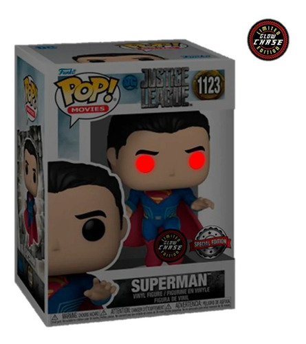 Funko Pop! Dc Justice League Superman #1123 Exclusivo Chase