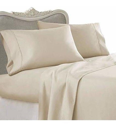 Sábanas Y Fundas - Heavy Egyptian Cotton Cal King Size 4-pcs