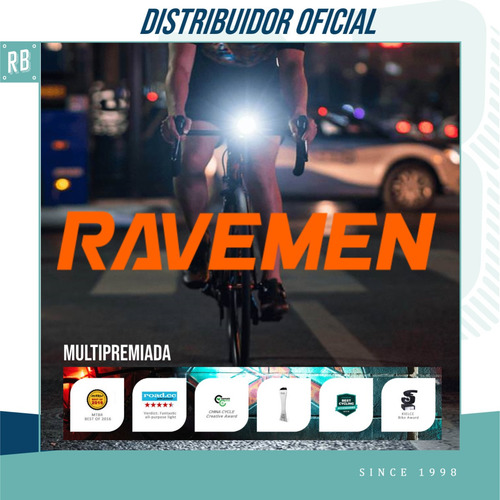 Imagen 4 de 10 de Luz Trasera Bicicleta Ravemen Cl-06 50 Lm Usb Led Sensor Fno