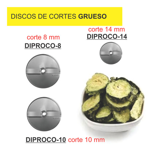 Disco Procesador Rhino Proal550 Rebanadas 10mm Rbanda