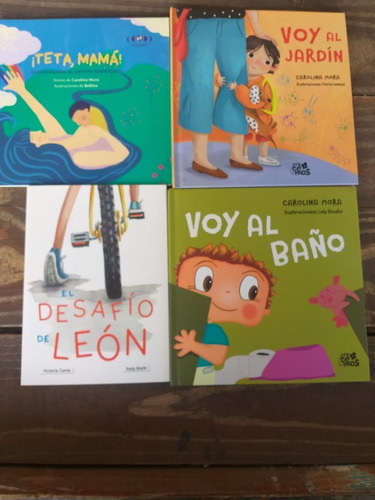 4 Libros  Mamá + Voy Al Jardín + Desafío + Voy Al Baño