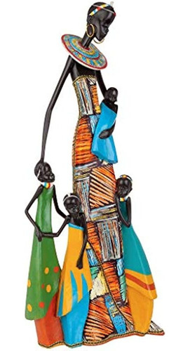 Design Toscano Escultura Abstracta Africana Que Celebra La M