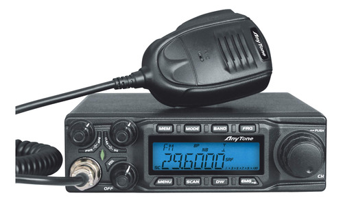 Transceptor Móvil Ssb De Alta Potencia 15-60w, 40 Canales