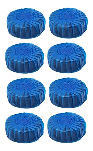 Pastillas Limpiadoras Para Baño Azul 8 Unidades