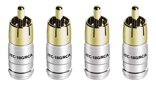 Audioquest Itc-18g/rca50 Kit 50pz Conector Rca