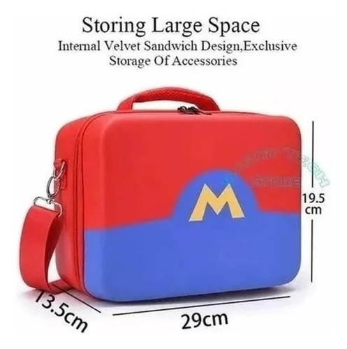 Mochila Protectora Transporte Para Videojuego Switch Retro
