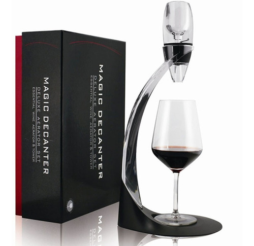 Set Magic Decanter Oxigenador Decantador De Vinos H1037