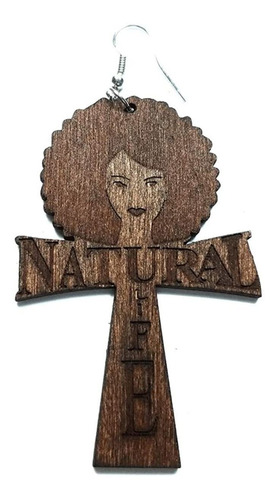 Imagen 2 de 2 de Teri's Boutique - Pendientes De Joyería De Madera Natural De