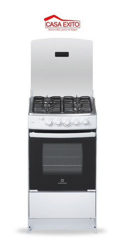 Imagen 2 de 3 de Cocina Indurama Lisboa A Gas 4 Quemadores Blanca