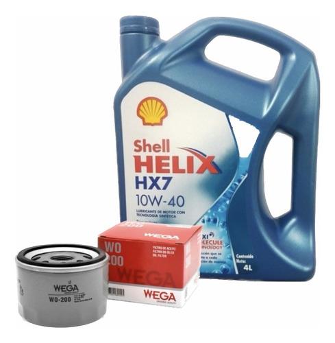 Aceite Helix Hx7 10w40+ Filtro Aceite Renault Sandero 1.6 