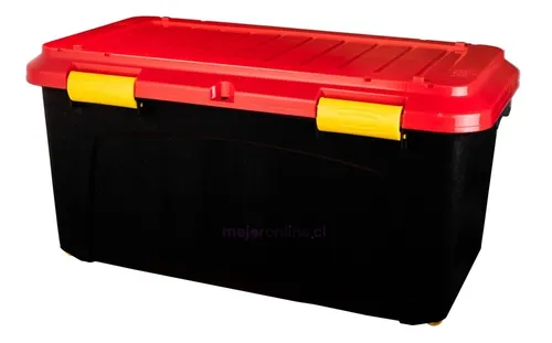 Baul Caja Organizadora 90 Lt. Con Ruedas