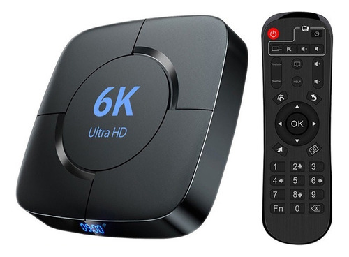 Fe 6k Smart Tv Box 4+64 Gb Android 10.0 Media Play