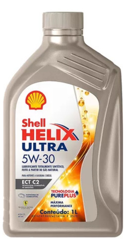 Óleo De Motor Shell Helix Ultra 5w30 Ect C2 Pure Plus 1l