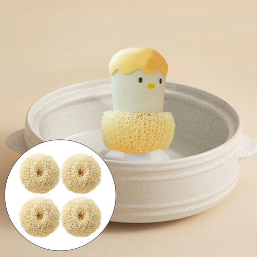 2 Huevo Cocina Cepillo De Limpieza Plástico Reemplazar