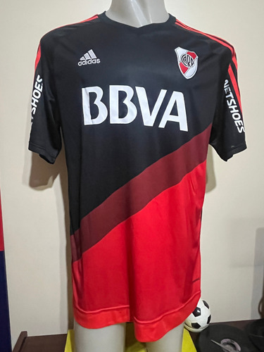 Camiseta River Negra 2015 2016 Nacho Fernández #26 Argentina