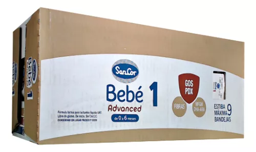 Leche De Formula Sancor Bebe 1 Advanced 200ml Pack X 30 Bricks - 0 A 6 Meses