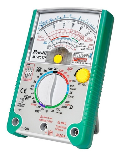 Multímetro Analógico Con Función De Protección Mt-2017n
