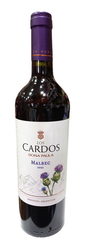 Vino Los Cardos Doña Paula Malbec 750ml